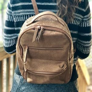 Typo Rose Gold Backpack